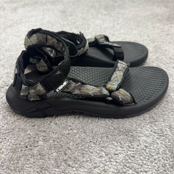 Teva Hurricane Strappy Sandals Womens 8 Gray Black Outdoor Hiking Camping Sport - Picture 3 of 13